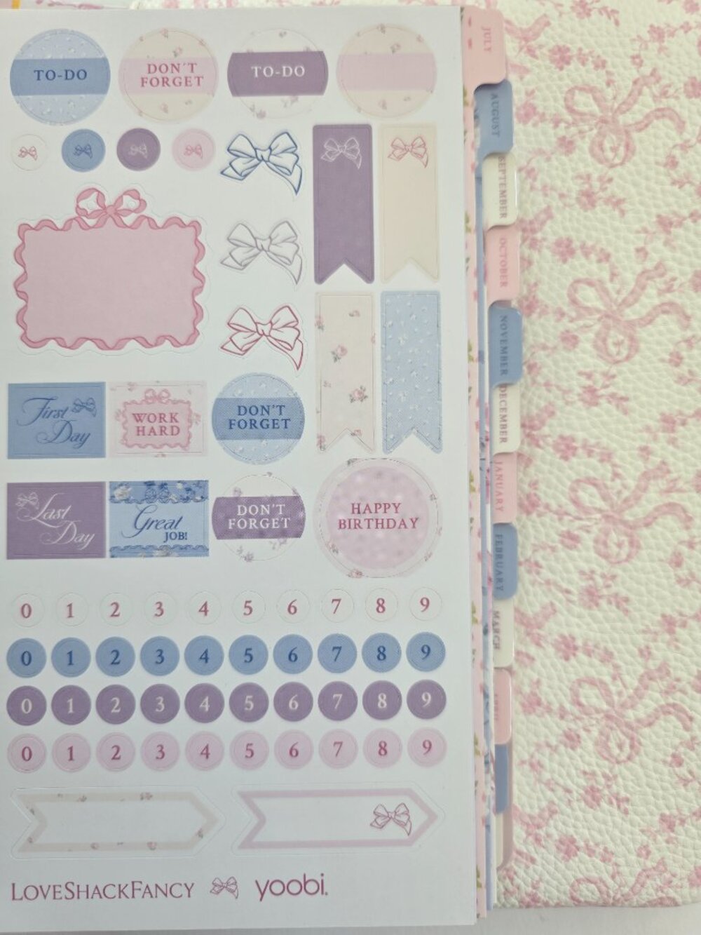 LoveShackFancy x Target Blooming Heirloom Ditsy planner Coquette bow pouch 3 - Picture 2 of 4